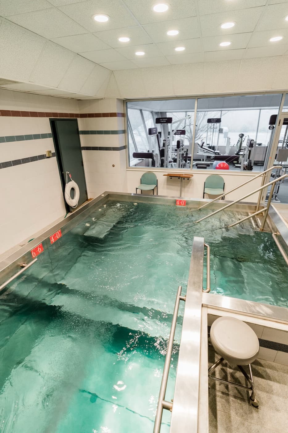 Omni's warm-water aquatic therapy pool in Wallingford